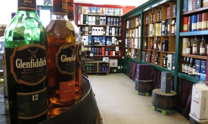 The Bacon Roll Challenge at the Whisky Shop in Dufftown in Scotland during the Spirit of Speyside Whisky Festival