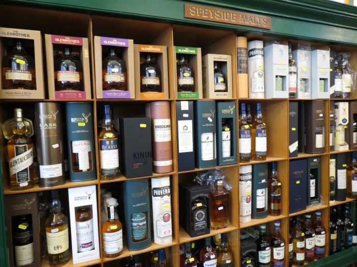 The Bacon Roll Challenge at the Whisky Shop in Dufftown in Scotland during the Spirit of Speyside Whisky Festival