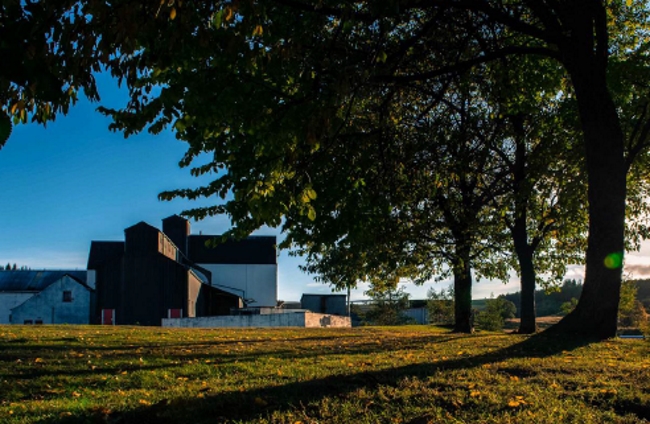 The Tomatin whisky distillery in the Scottish Highlands