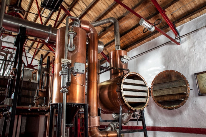 The Caorunn gin distillery in Scotland