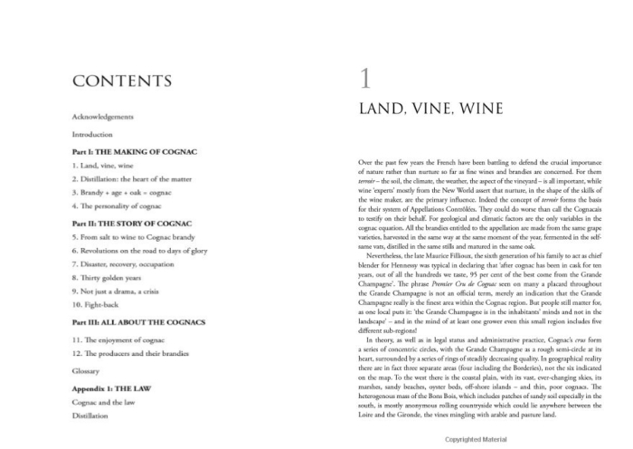 Cognac Book Review