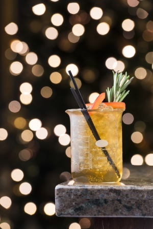 Dark Matter Scottish spiced rum cocktail recipe, Gingering the Derby