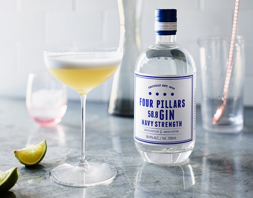 Four Pillars Navy Strength Gin Cocktail