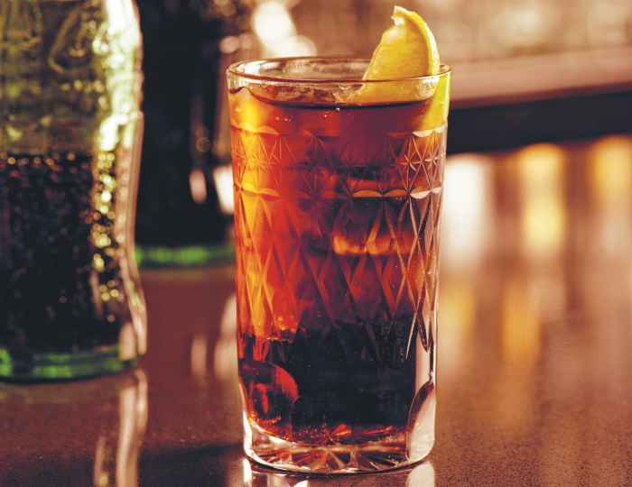 Cuba Libre Rum Cocktail