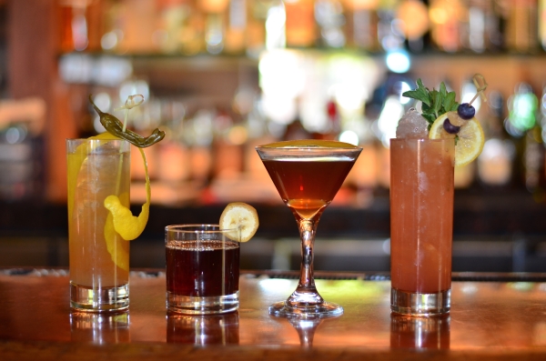 Cocktails at The Last Drop, the cocktail bar at The Hermosa Inn in Phoenix, Arizona