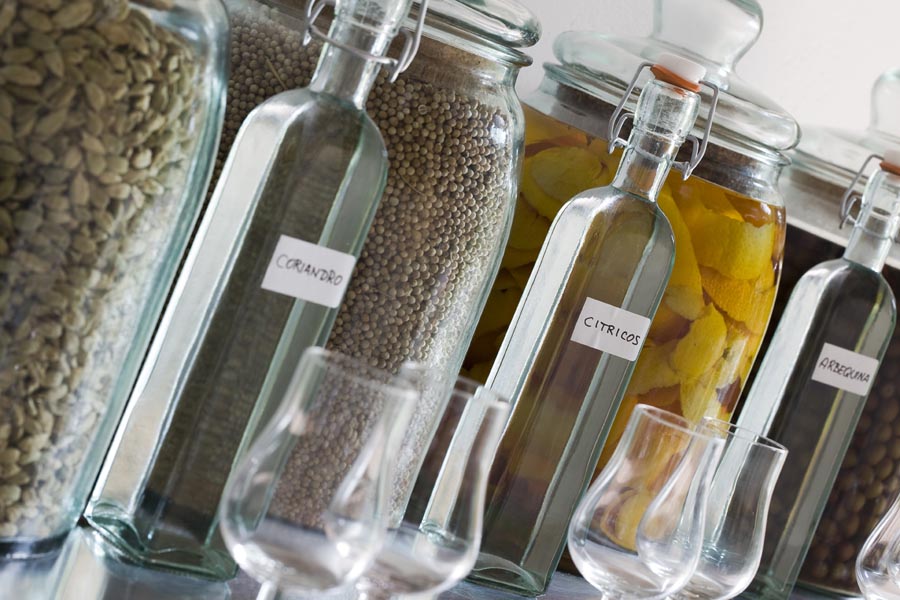 The botanicals that go into Gin Mare