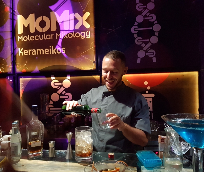 Aris Chatziantoniou of the MoMix Bar Kerameikos in Athens