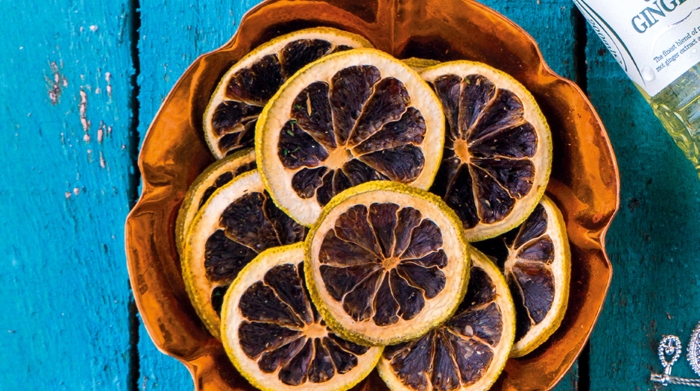 Botanicals for a gin and ginger ale cocktail