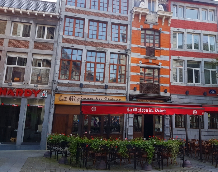 The Maison du Peket Restaurant, also known as the Amon Nanesse Restaurant, in Liege, Belgium