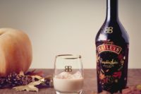 Baileys Pumpkin Spice Bottle and glass of Baileys