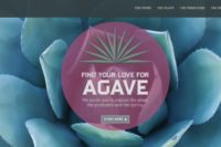 Home page of the Sazerac Great Agave website