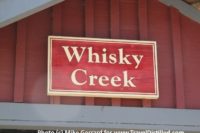 Whisky Creek sign at the Maker's Mark Distillery on the Kentucky Bourbon Trail