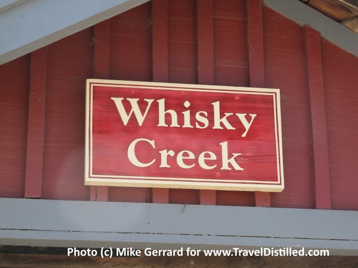 Whisky Creek sign at the Maker's Mark Distillery on the Kentucky Bourbon Trail
