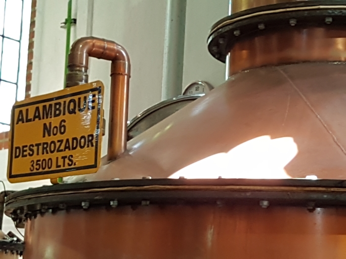 The Destroyer still at the Volcan de mi Tierra tequila distillery in Jalsico in Mexico
