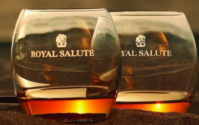 Royal Salute whisky glasses