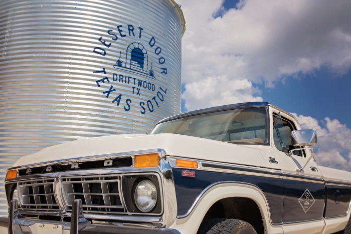 Desert Door Texas Sotol Truck at distillery