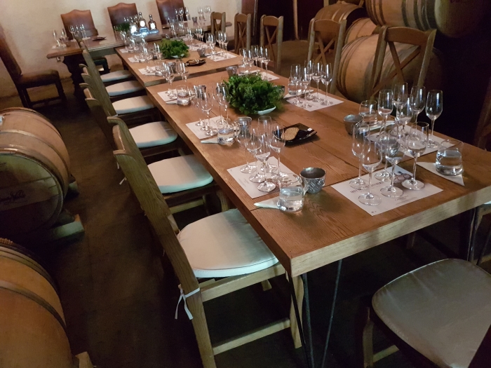 The tasting room on a Casa Nobles tequila distillery tour