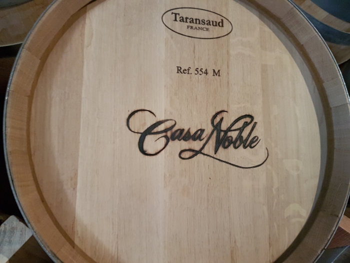 Casa Noble tequila barrel