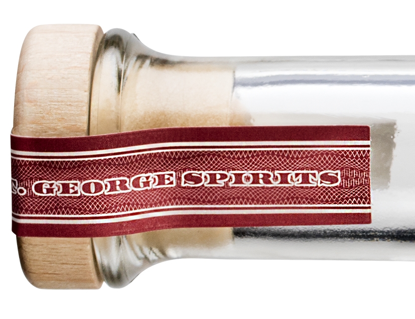 A bottle of Dry Rye Gin from St George Spirits being reviewed by Travel Distilled
