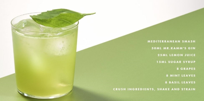 Gin cocktail recipe using Mr Kamm's Gin being reviewed by Travel Distilled