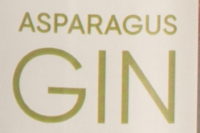 Hussingtree asparagus gin label