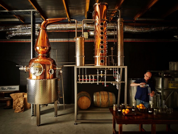 The Four Pillars Gin Distillery in Australia.