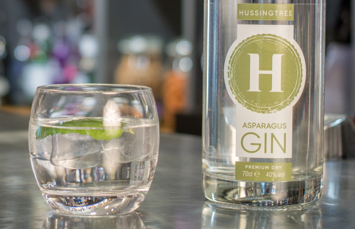 Hussingtree asparagus gin and tonic cocktail