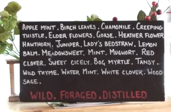 The botanicals that go into The Botanist at The Botanist Islay gin distillery, Scotland