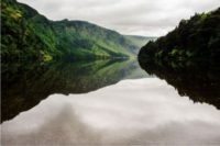 A photo of Glendalough from the book From Barley to Blarney, a guide to Ireland's whiskey distilleries.