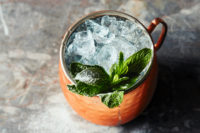 A gin julep cocktail from the 100 gin cocktails recipe book from Sipsmith gin