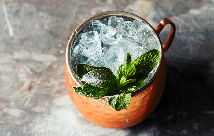 A gin julep cocktail from the 100 gin cocktails recipe book from Sipsmith gin