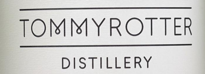 Tommyrotter American Gin, detail from the label.
