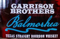 Garrison Brothers Texas Balmorhea Bourbon label