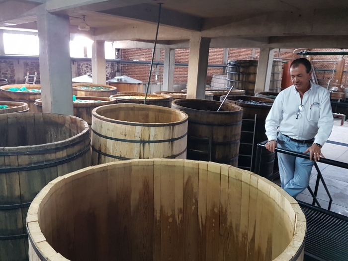 Carlos Camarena at the El Tesoro Distillery in Jalisco, Mexico.