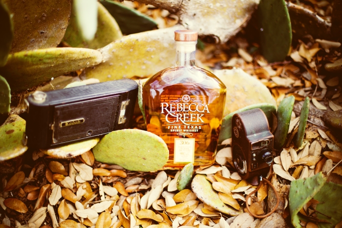 Rebecca Creek Distillery in Texas, whiskey bottle