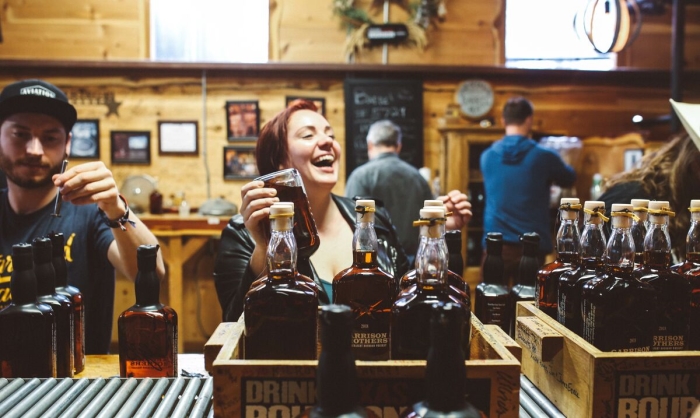 Bottling Garrison Brothers Texas Bourbon