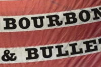 Detail from the cover of Bourbon and Bullets book being reviewed