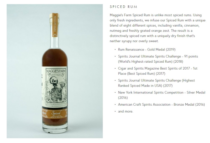 Maggie's Farm Spiced Rum
