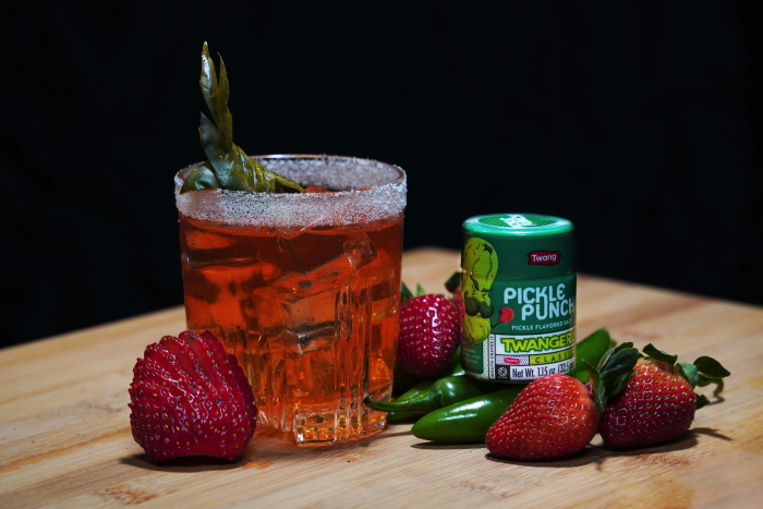 Pickle Margarita from Squezebox for National Margarita Day in San Antonio in Texas