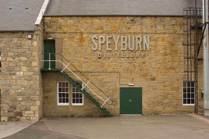 The Speyburn whisky distillery on Speyside in Scotland
