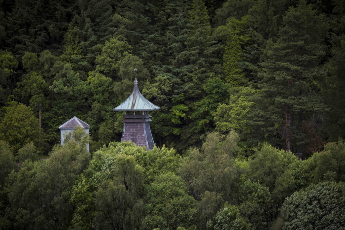 The Speyburn whisky distillery on Speyside in Scotland