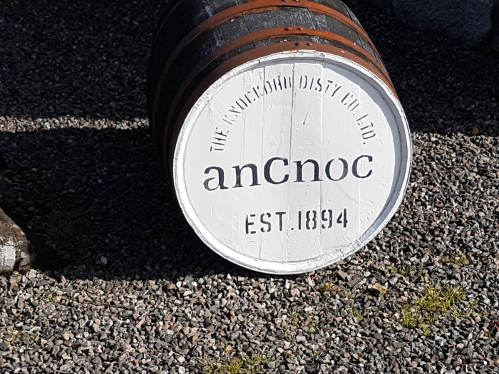 Visiting the Knockdhu anCnoc distillery on Speyside in Scotland
