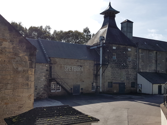The Speyburn Whisky Distillery on Speyside in Scotland