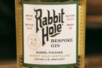 Rabbit Hole Bespoke Gin barrel-aged in rye whiskey barrels