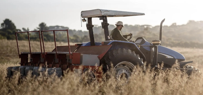 Purity Vodka 34 Review tractor in Swedish wheat fields