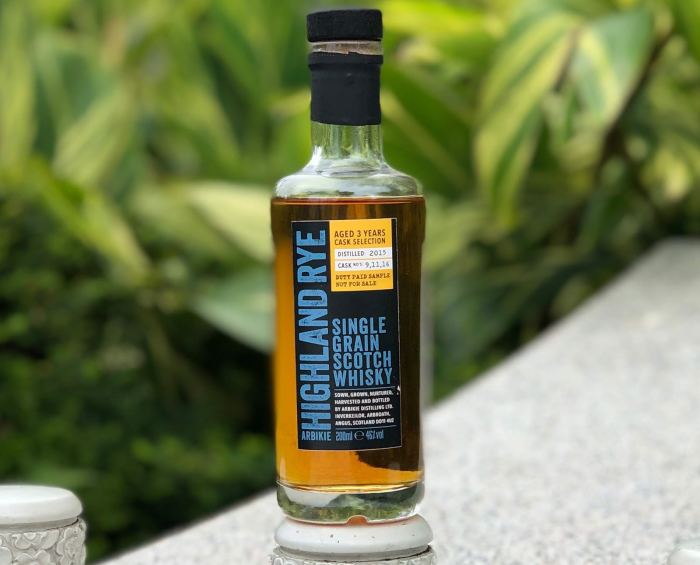 Arbikie Highland Rye Single Grain Scotch Whisky