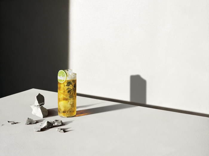 Equiano Gold and Stormy Rum Cocktail