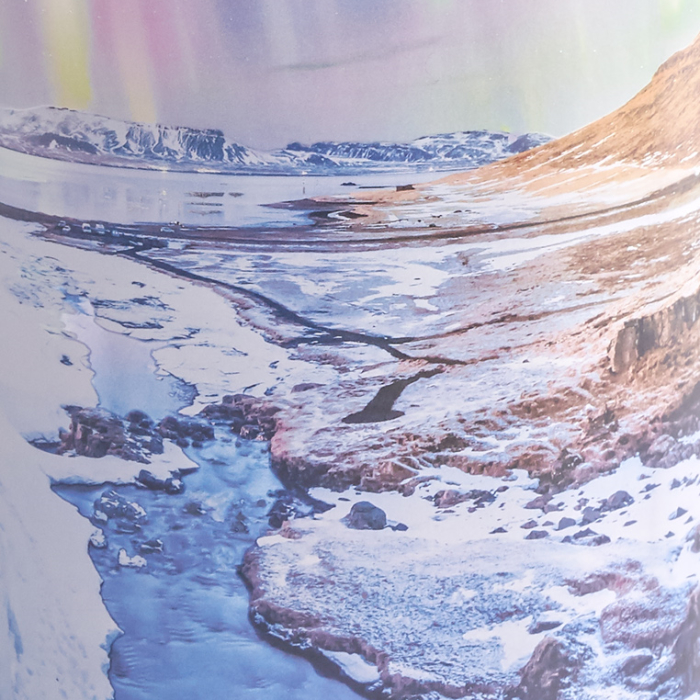 Detail from label of Martin Miller's Gin Bottle Limited Edition Northern Lights