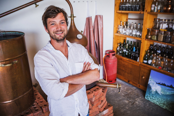Tarquin Leadbetter Founder of Tarquin's Blood Orange Gin from Cornwall