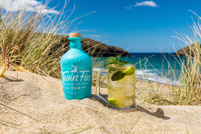 Twin Fin Cornish Rum from Tarquin's Distillery in Padstow, Cornwall